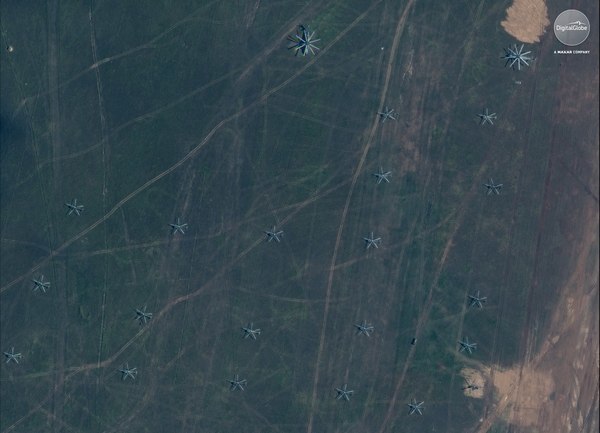 The United States published satellite images of the Russian military exercises Vostok-2018 - Russia, USA, Military training, Observation, Longpost, Politics