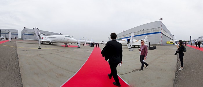 Russian business aviation exhibition- panoramic , , , Aviation