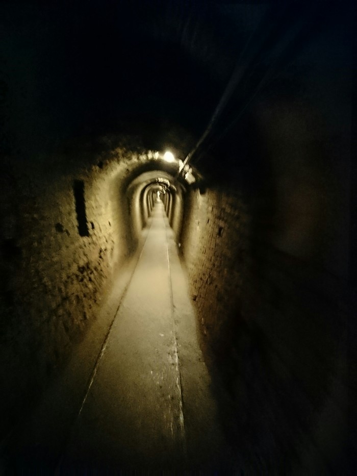 Tunnel leading from the castle - Lock, My, Tunnel, Austria