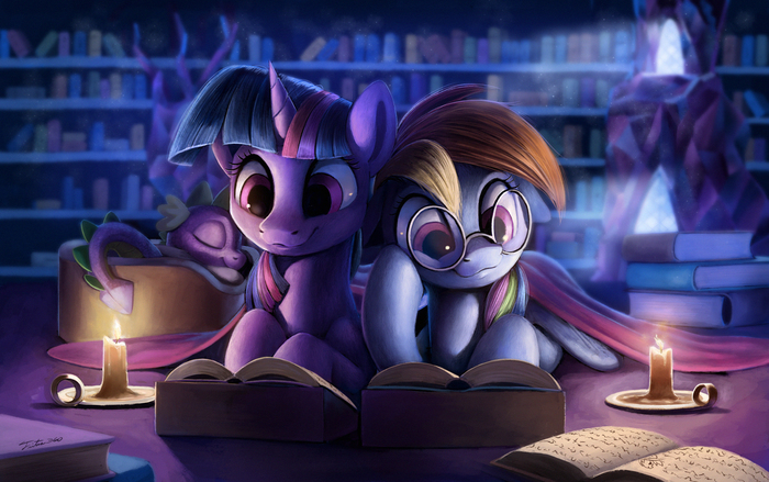 Eggheads - Tsitra360, Twilight sparkle, Rainbow dash, Spike, PonyArt, My little pony