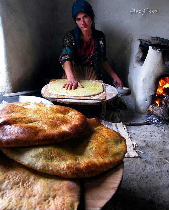 Cooking bread in the mountain village of Dagestan. - The mountains, Village, Village, Dagestan, Bread, Cooking, The photo, Russia, Longpost