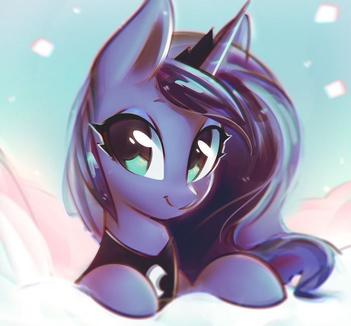 Lunyasha - My little pony, PonyArt, Princess luna, Mirroredsea