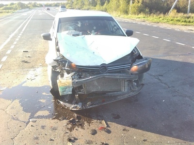 Suddenly! - Road accident, Crash, Rybinsk, Yaroslavskaya oblast, Brickworks, Suddenly, It's a fiasco bro!, GIF