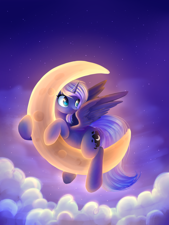 Cheese Moon My Little Pony, Princess Luna, Ponyart, Sokolas, 