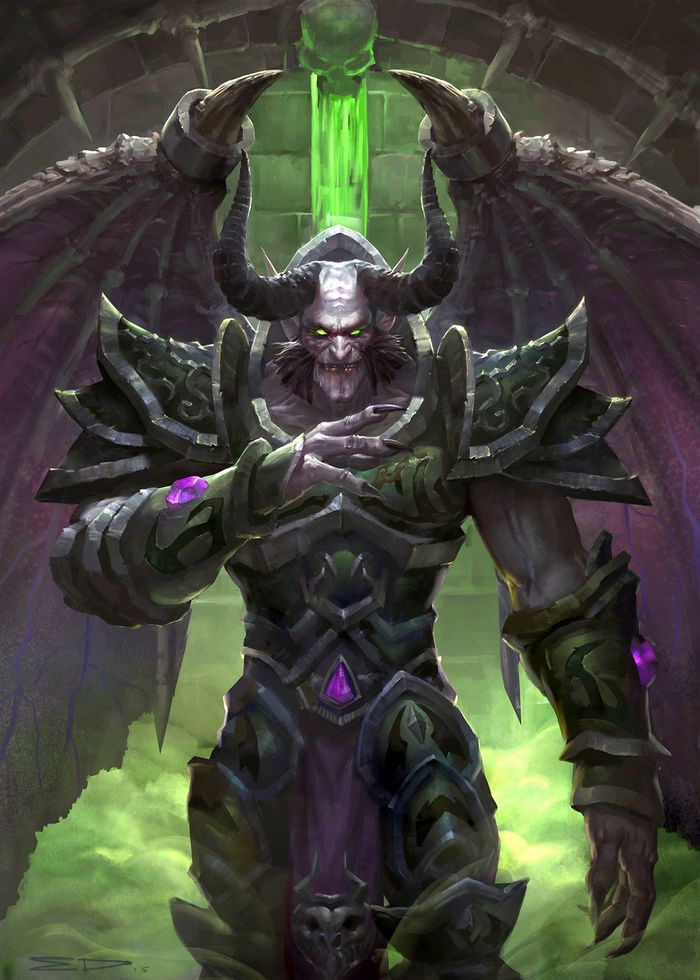 Mal'Ganis - Art, Images, Blizzard, Warcraft, Demon