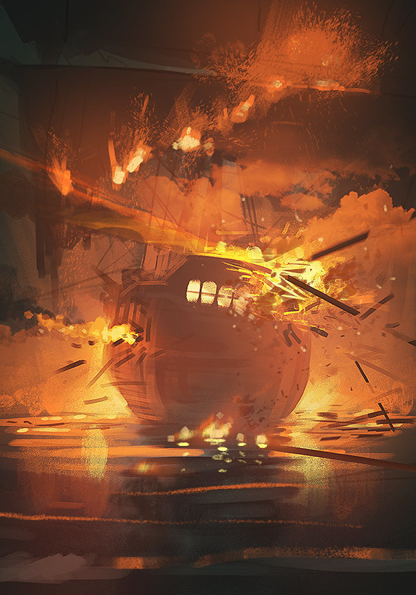 Ocean battle