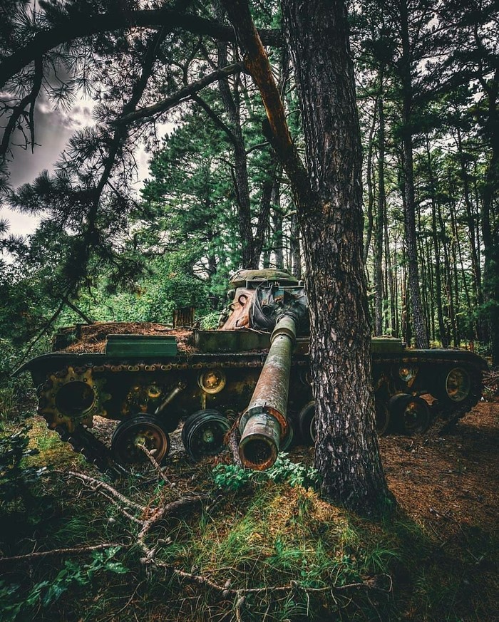 The abandoned M60 tank is the main US tank of the 1960s. - Tanks, USA, America, Abandoned, Military equipment, Interesting, The photo, beauty