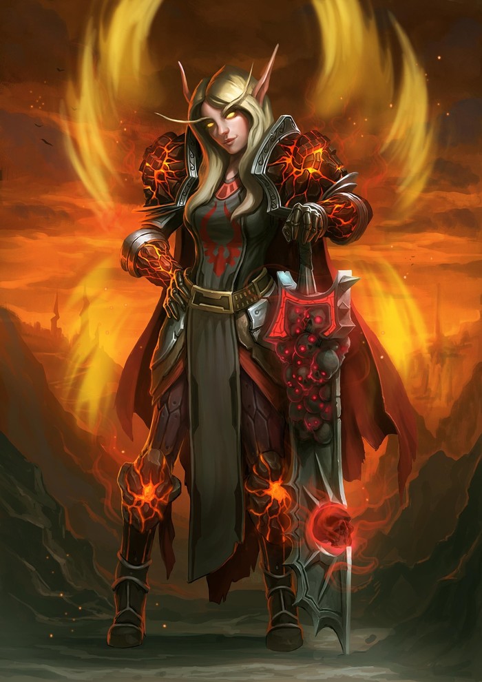 Blood elf art.
