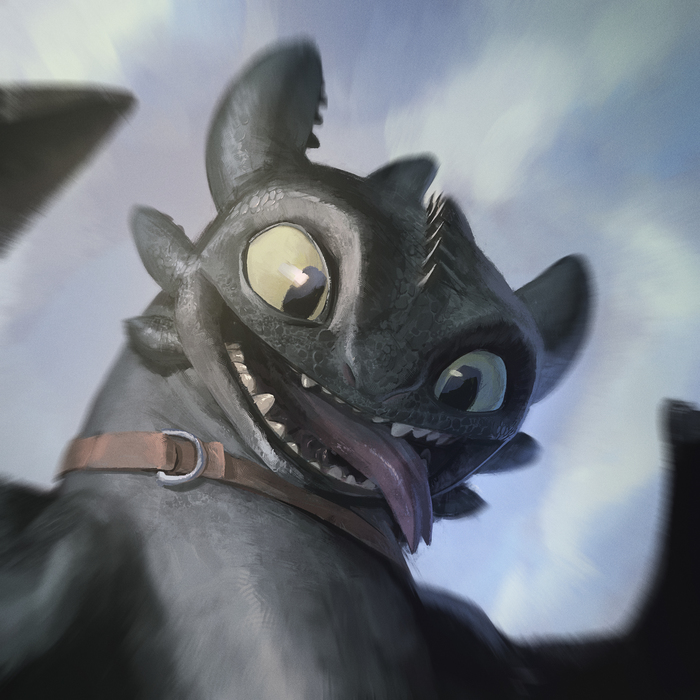 Toothless in Freefall ,   , , , Monoflax