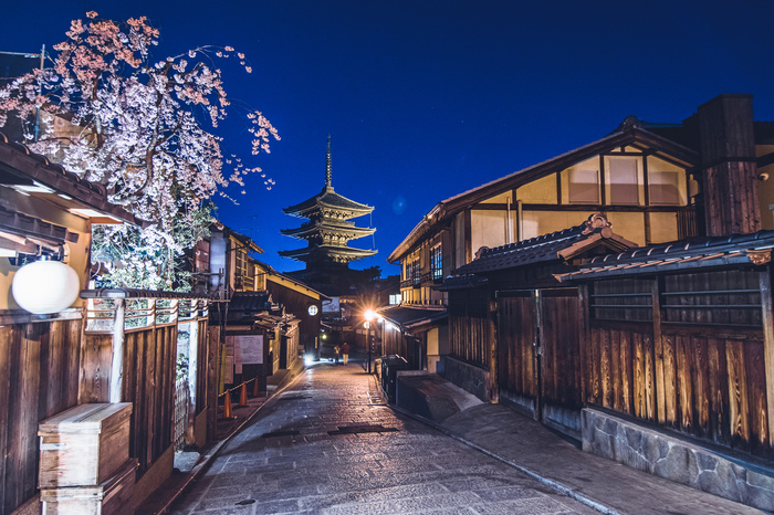 Kyoto in the evening. - Japan, Kyoto, The photo, Evening, Longpost