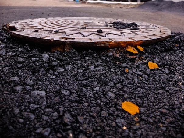 And again - My, The photo, Asphalt, Rust, Color