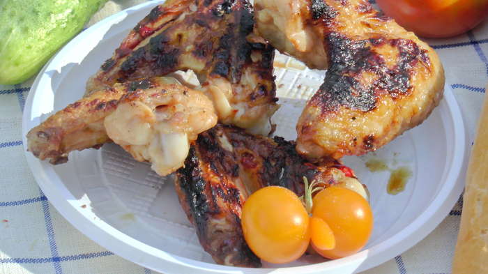 Fire Dragon Wings - My, Recipe, Chicken wings, Grilled chicken, Video