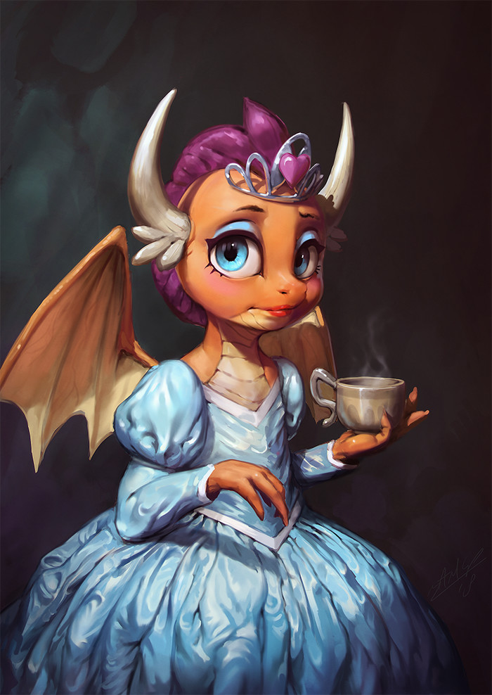 Dragon and the Dress My Little Pony, Smolder, Assasinmonkey, MLP Season 8