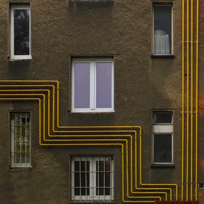 Aesthetics of pipes - Facade, Pipe, Interesting