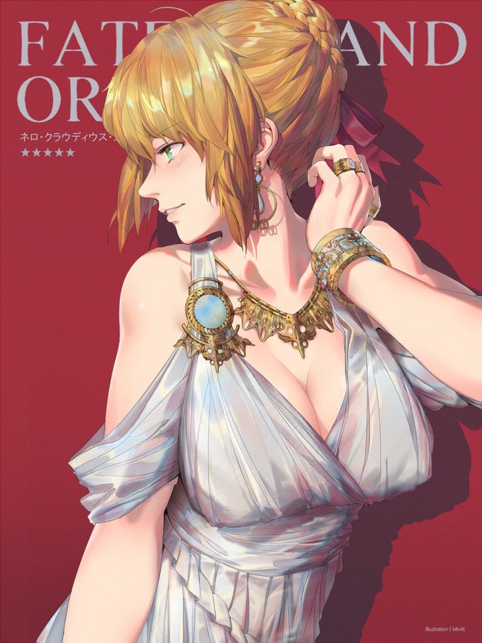 Nero Claudius , Anime Art, Fate, Fate Grand Order, Nero Claudius, Mivit