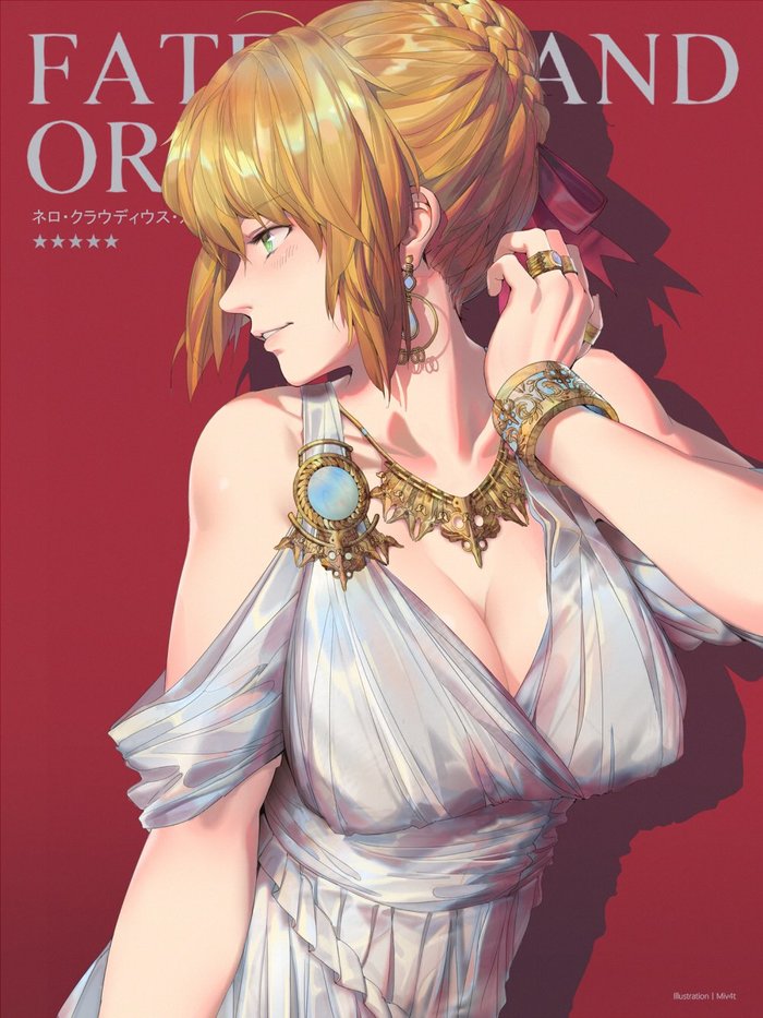 Nero claudius - Anime, Anime art, Fate, Fate grand order, Nero claudius, Mivit