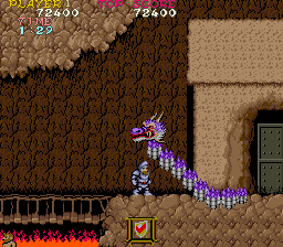 Ghosts 'n Goblins. Часть 2. - 1985, Игровые автоматы, Ghosts N Goblins, Capcom, Ретро-Игры, Прохождение, Видео, Длиннопост