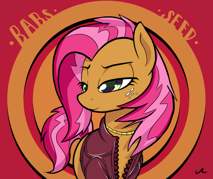 Babs In Jacket My Little Pony, Babs Seed, Ponyart