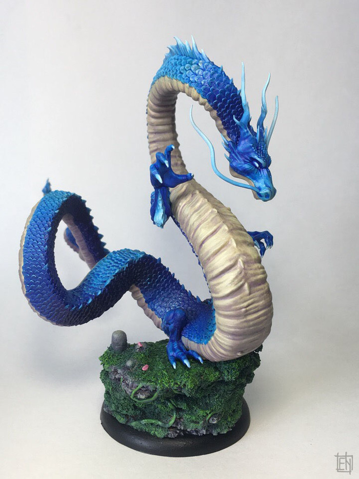 Painted dragon from Malifaux - My, Miniature, The Dragon, Malifaux, Desktop wargame, Painting miniatures, Painting, Order, Board games, Longpost