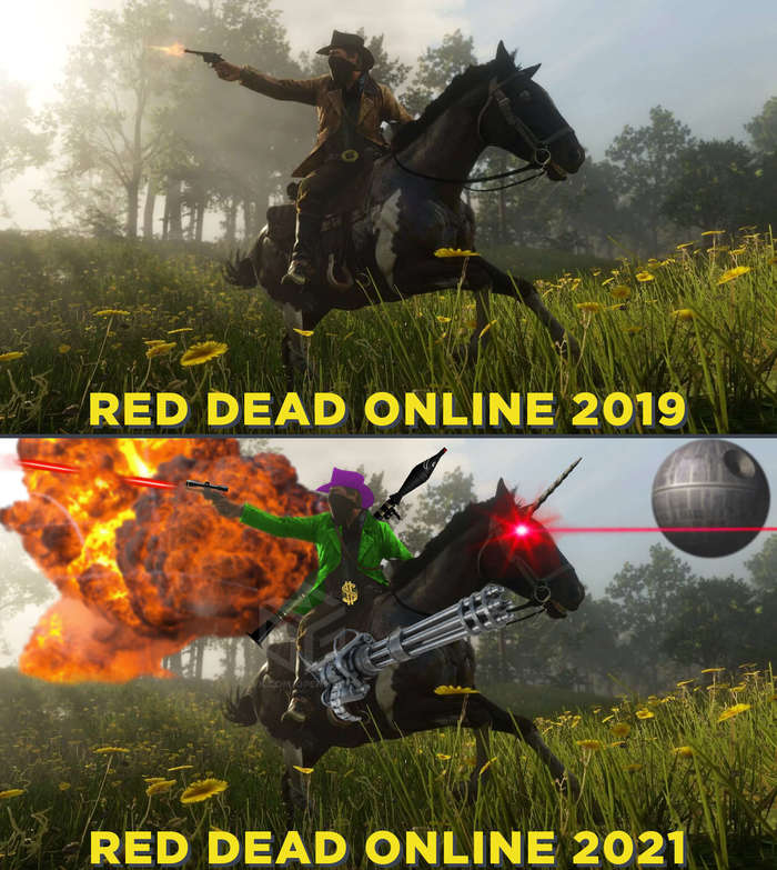  Red Dead Online     ,   GTA Online