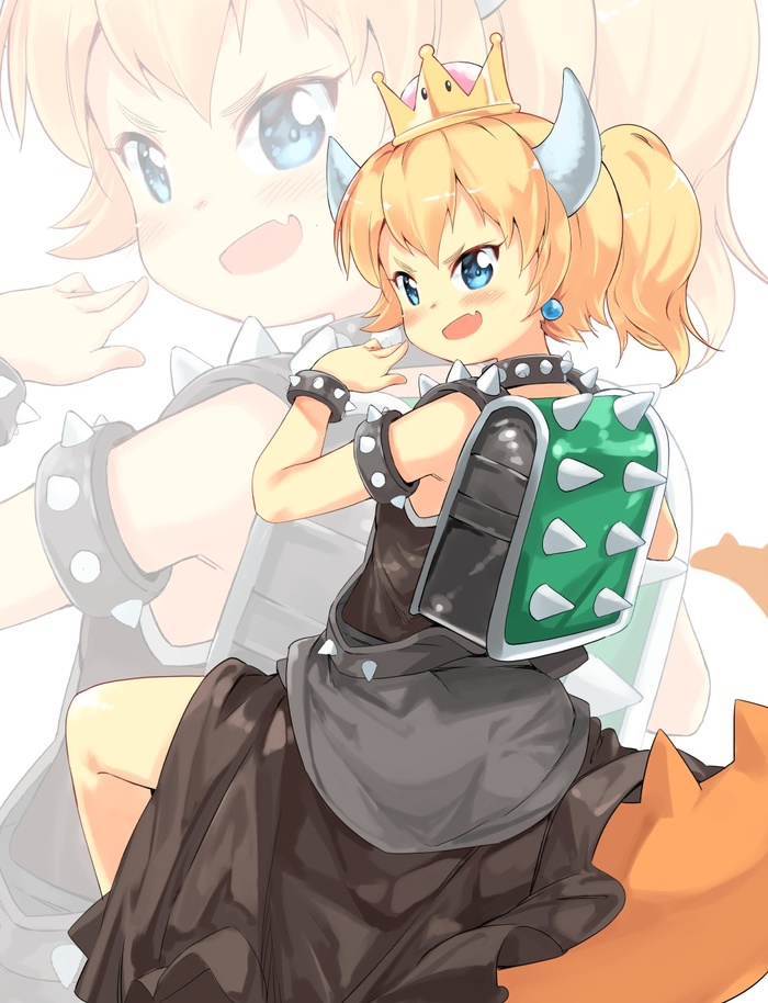 Loli Bowsette Bowsette, Bowser, Anime Art, Gender Bender, , Super Mario,  63, Loli