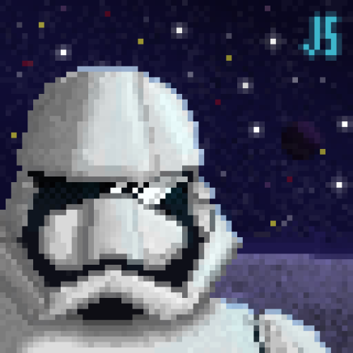StarWars64 - My, Star Wars, Pixel Art, Jeksun