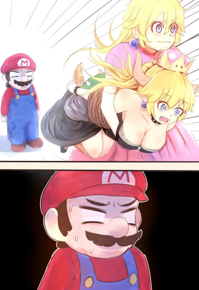 Bowsette - Mario, Princess peach, Bowsette, Bowsette Jr, Comics, Longpost