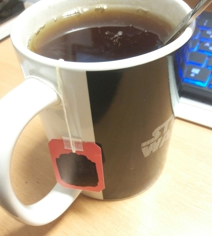 Don't twist.. - A cup, Tea bags, Tea