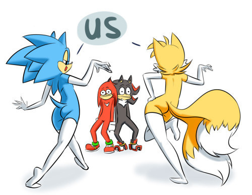 Weapon of Victory - Its a trap!, Furry trap, Sonic the hedgehog, Miles Tails Prower, Knuckles the Echidna, Shadow the Hedgehog, Longpost