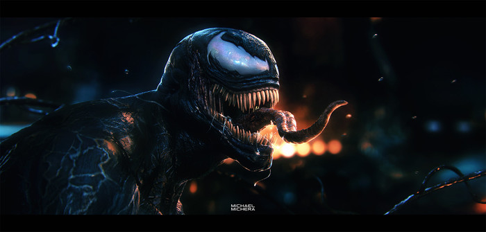 Venom - Art, Venom, Marvel, Michera