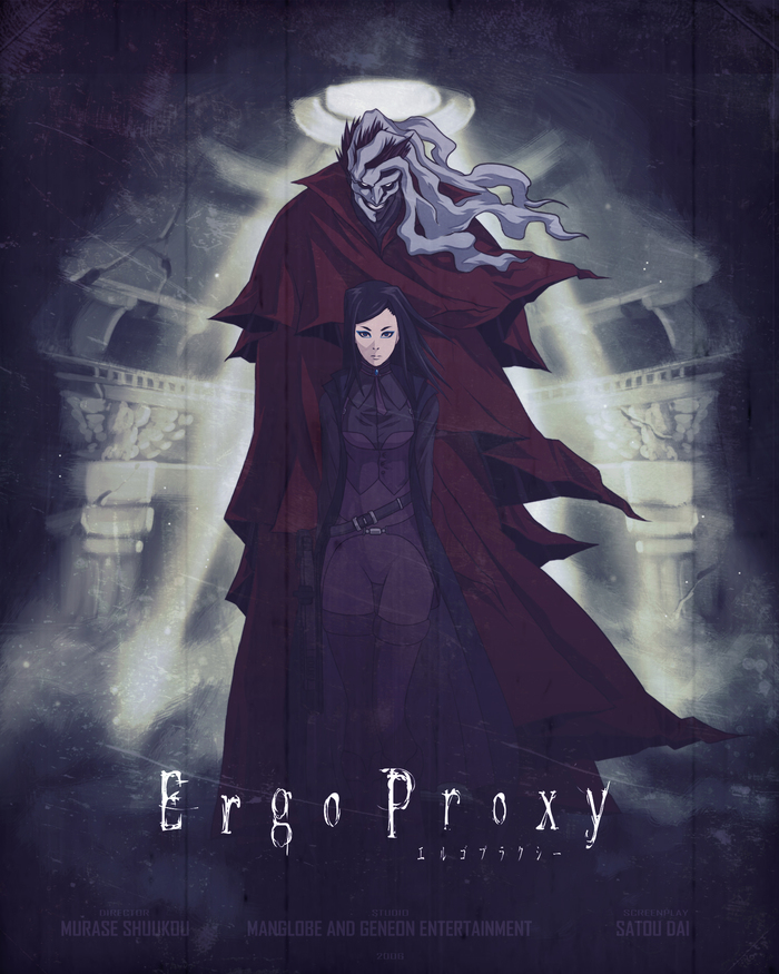 Ergo Proxy , Anime Art, Ergo Proxy, Re-l Mayer, Vincent Law