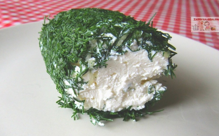 Homemade cream cheese with herbs and garlic - My, Recipe, Video, Cheese, , Cottage cheese, Cooking