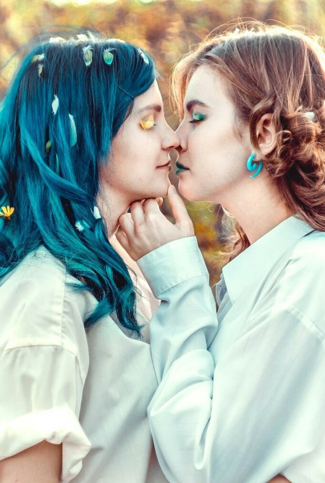 Lovebirds - My, The photo, Girls, Longpost, LGBT