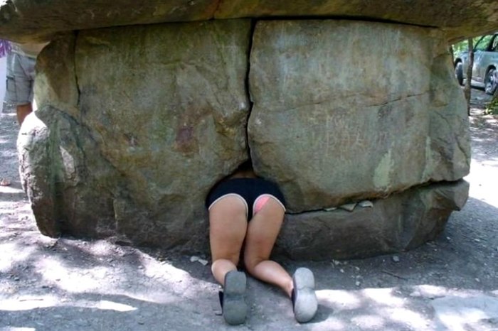 The secret of the purpose of dolmens is revealed! - Beautiful girl, Dolmens, Humor