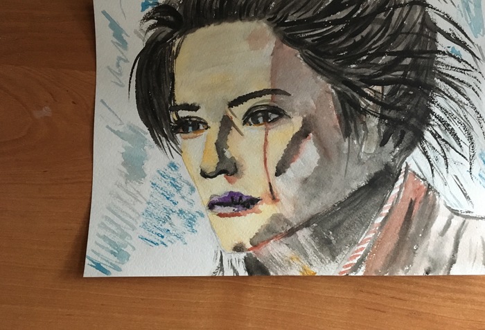 I would like to know your opinion - My, Art, Fan art, Portrait, Landscape, Watercolor, Longpost