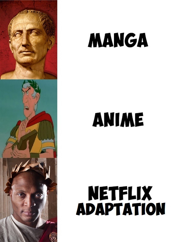 Netflix adaptation - My, Rome, Memes, Guy Julius Caesar, Netflix