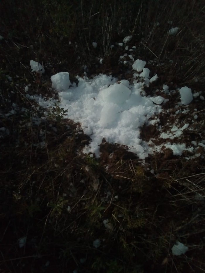 What's this? - My, Hail, Natural phenomena, Snow, What's this?, Longpost