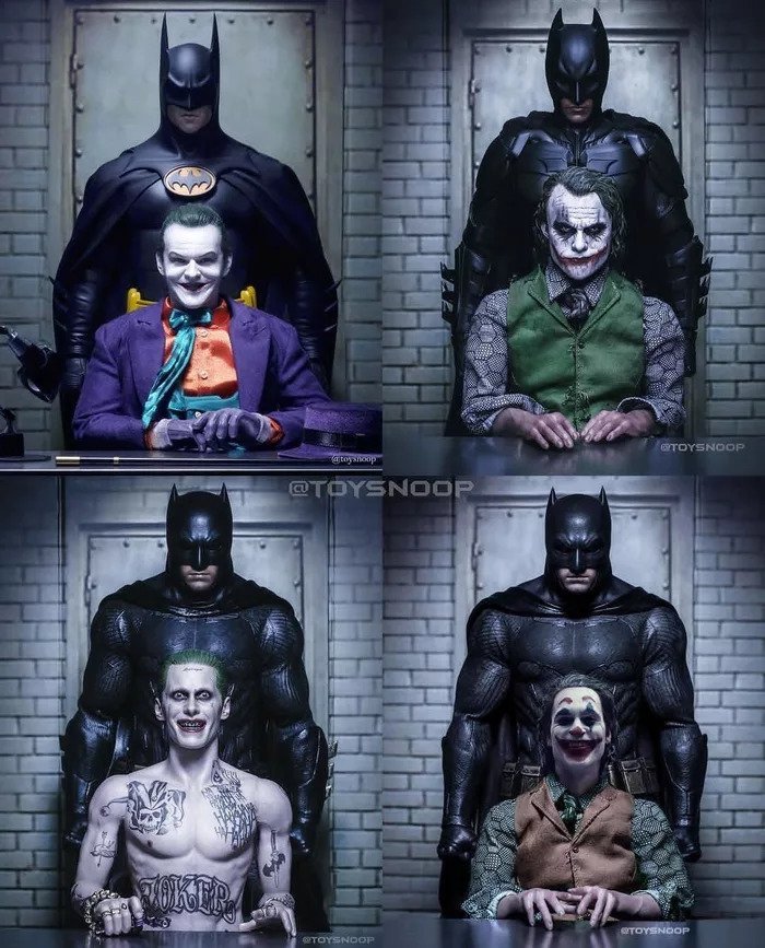 DC evolution - Batman, Joker, Movies