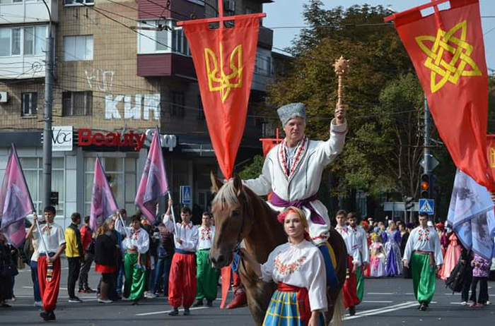 Horses on parade - My, Horses, Parade, Cossacks, Story, Equestrian Club, Holidays