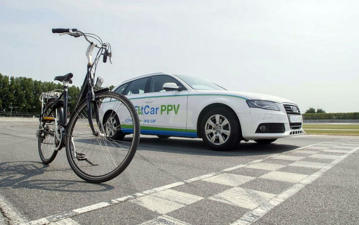 This is not a joke - this is a real hybrid of a gasoline Audi A4 and a bicycle - Netherlands, Audi, A bike, Technologies, Inventions, Healthy lifestyle, Longpost, Netherlands (Holland)