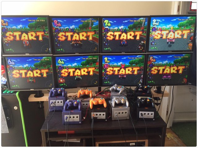 Setup for LAN for 8 people in mario kart - Reddit, Nintendo, Mario Kart