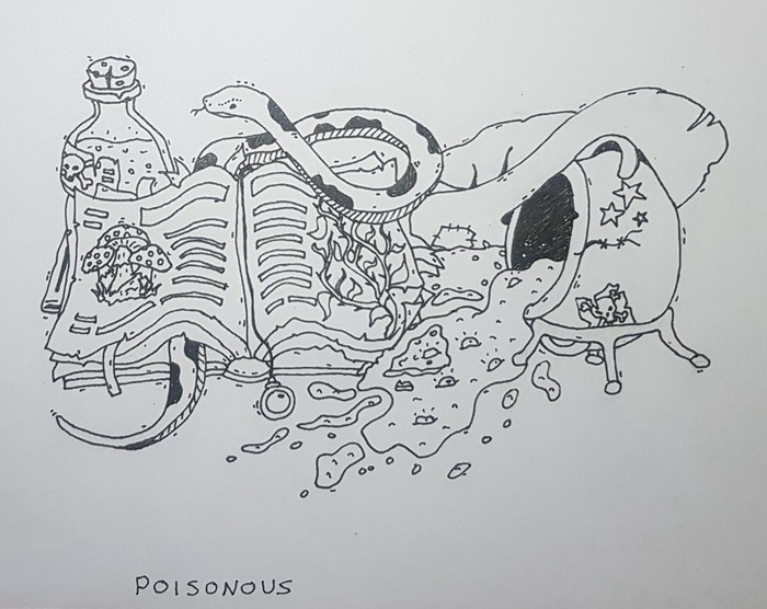 Inktober - Моё, Длиннопост, Inktober2018, Inktober