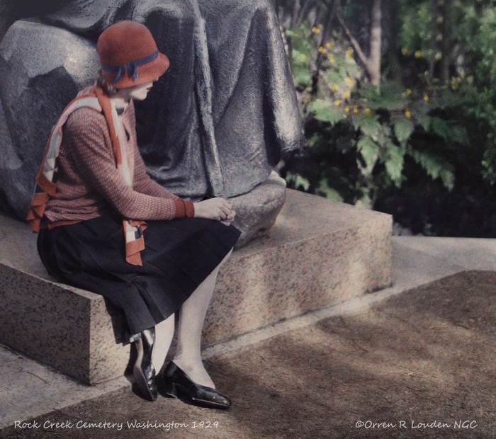 Autochrome photographs of women, 1920s - Girls, Autochrome, The photo, Retro, 1920s, Story, Longpost