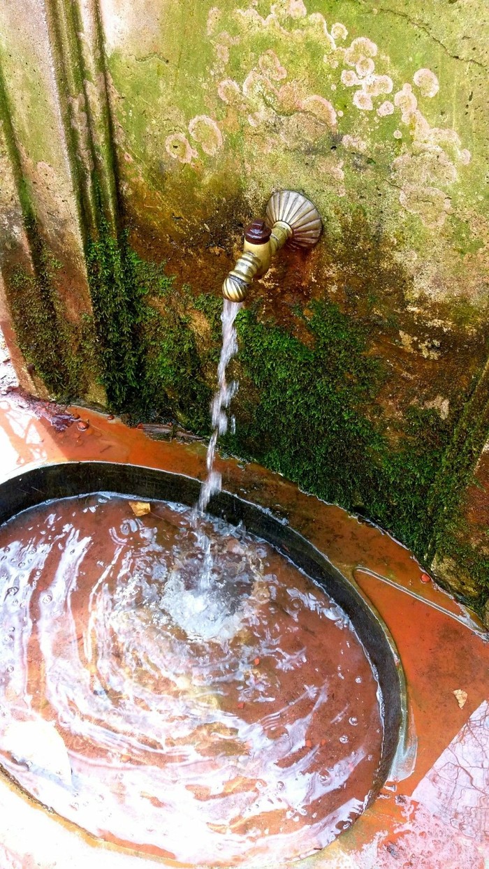 Old water dispenser in the park - Water, My, The park