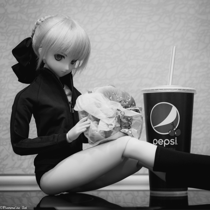 DDream - Day 06 - Drooling - My, Dollfiedream, Jointed doll, The photo, Saber alter, Hobby, Anime