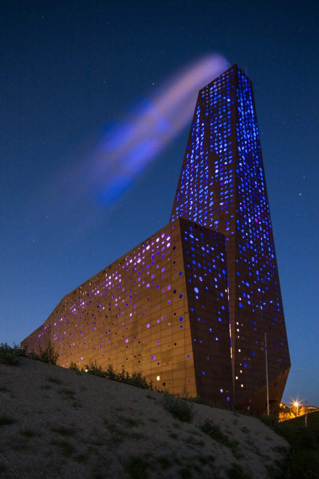 How Dutch architect Erik van Egeraat turned the Roskilde incinerator into a light show: - My, Incinerator, W2e waste2energy, Ecology, Denmark, Waste recycling, Longpost