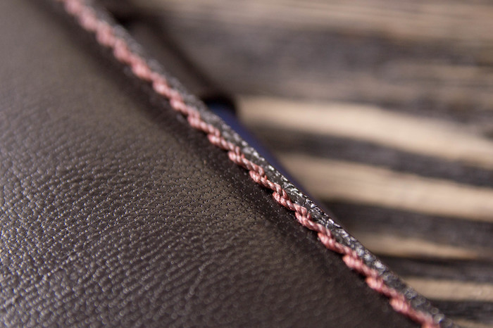 Macro photography. - My, Leather, Thread, Hand seam, Macro photography