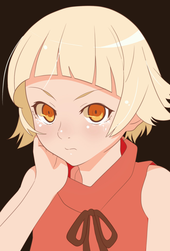 Tears Kissshot - Anime, Anime art, Monogatari series, Kiss-Shot Acerola-orion Heart-under-blade