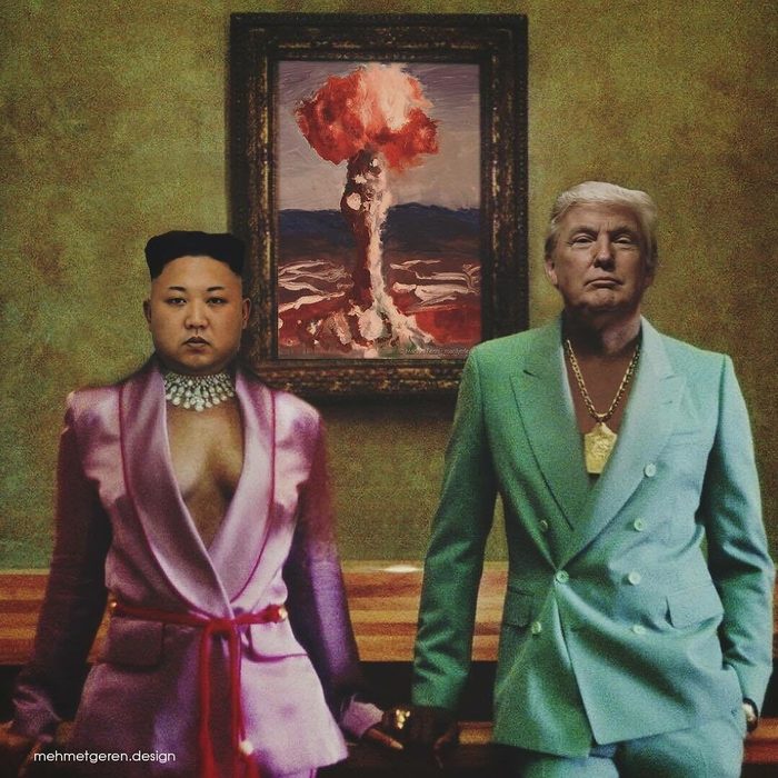 Trump and Kim :) - Donald Trump, Kim Chen In, Photoshop, Politicians