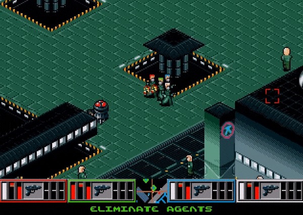 Syndicate: 16-битный киберпанк из 90х Игры, Sega, Ностальгия, Киберпанк, Ретро-игры, Игровые обзоры, Назад в 90е, Гифка, Длиннопост